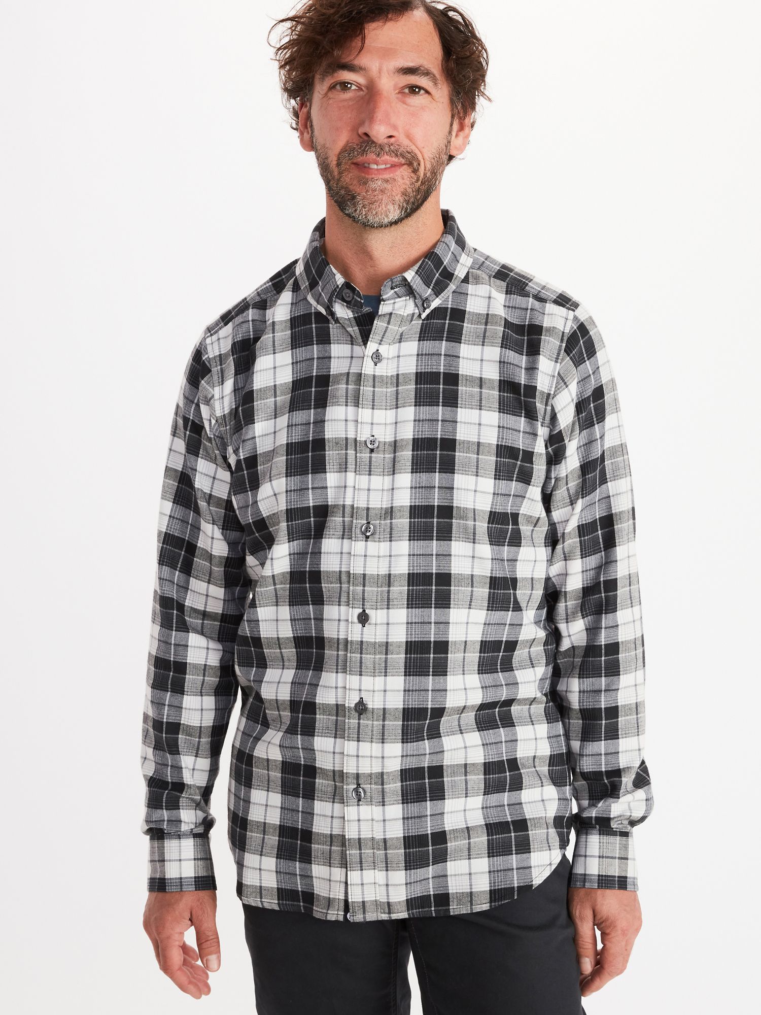 Men's Harkins Lightweight Flannel Long-Sleeve Shirt