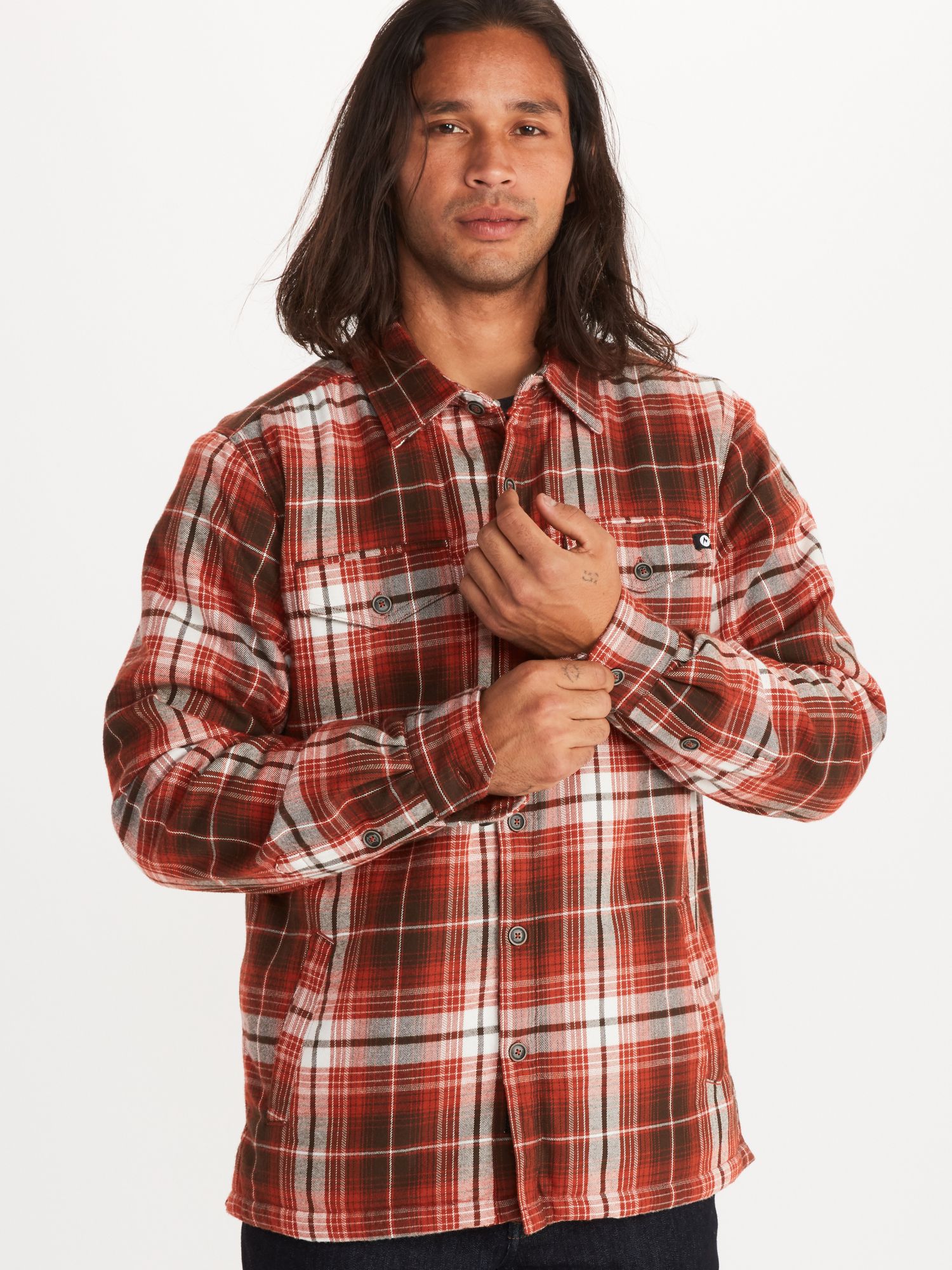 Men's Ridgefield Heavyweight Flannel Long-Sleeve Shirt