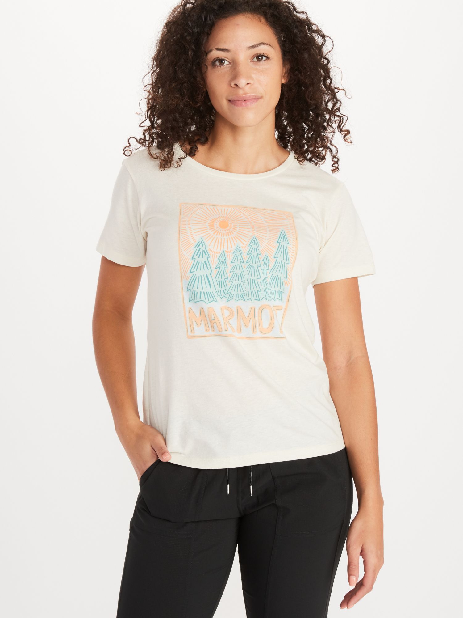 Women's Woodblock Short-Sleeve T-Shirt
