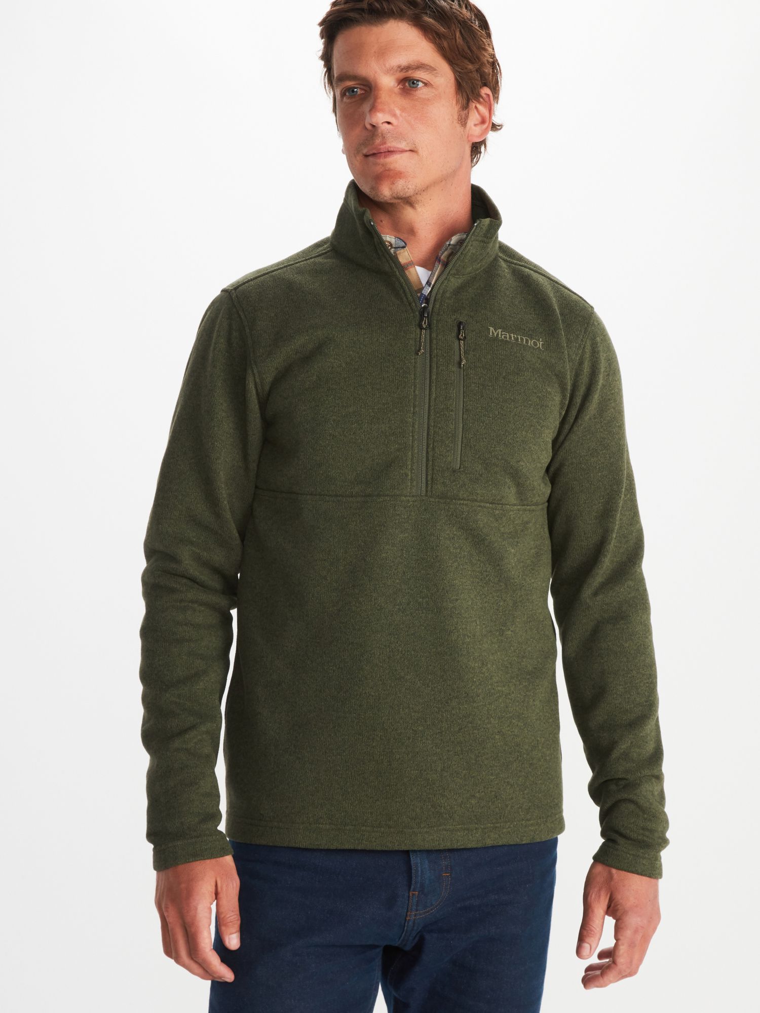 marmot drop line half zip