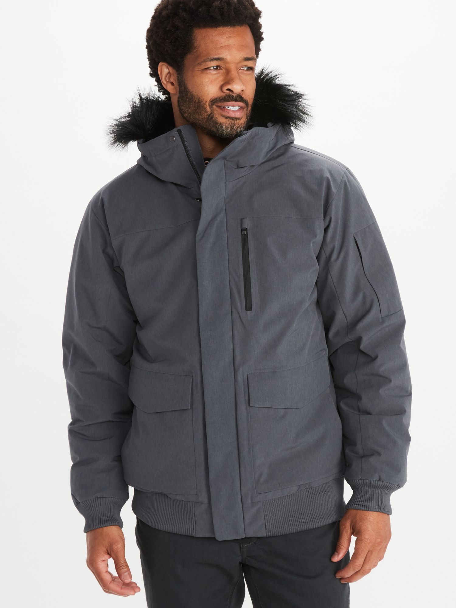 m&s mens leather bomber jacket