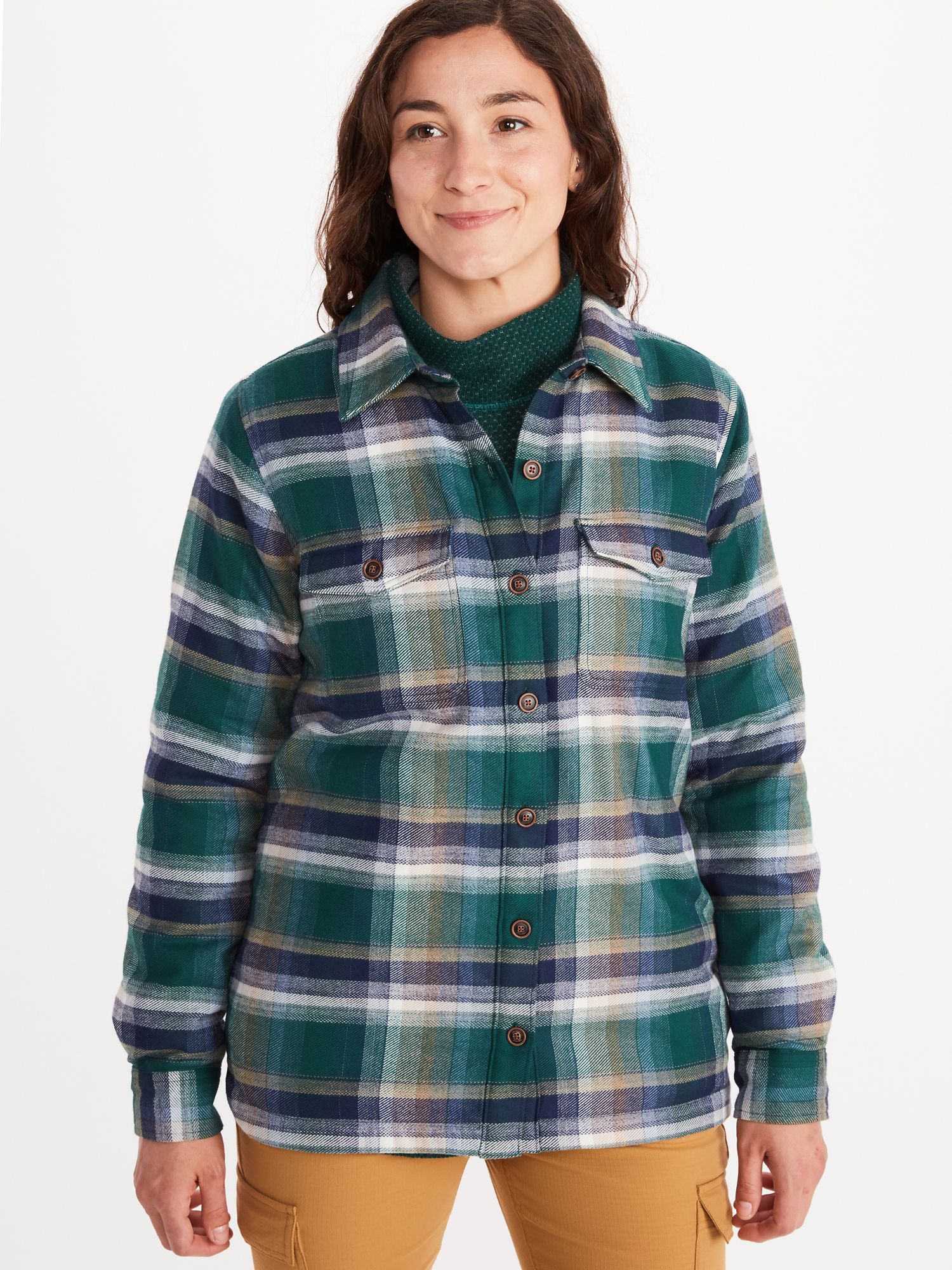 marmot sherpa lined flannel