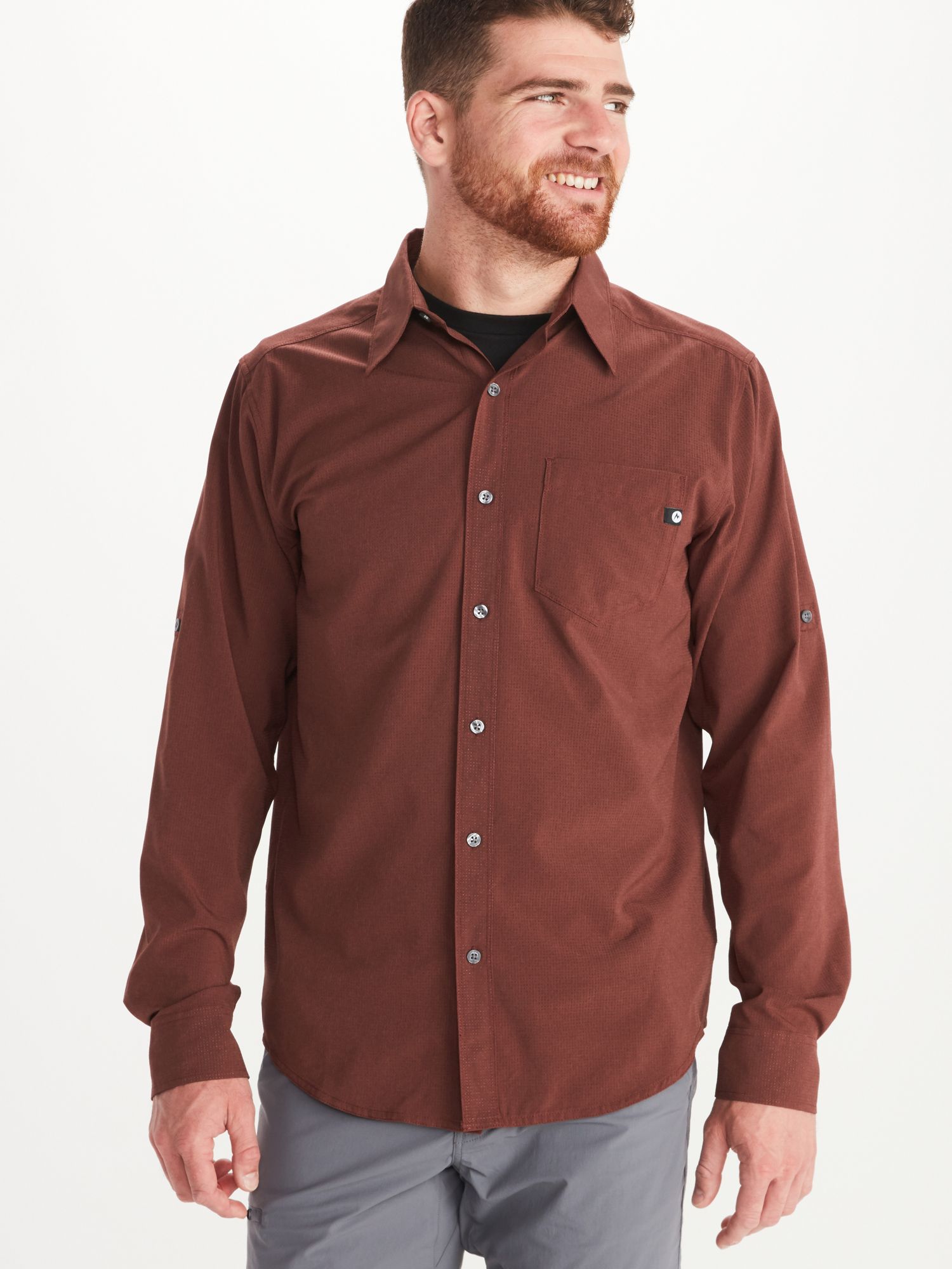 M & L Ben Sherman Men's Long Sleeve Check Shirt RED Sizes