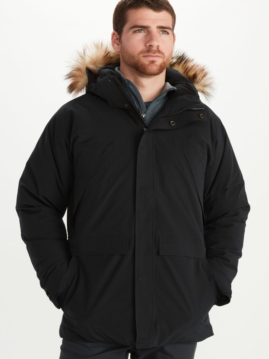 model wearing mens jacket