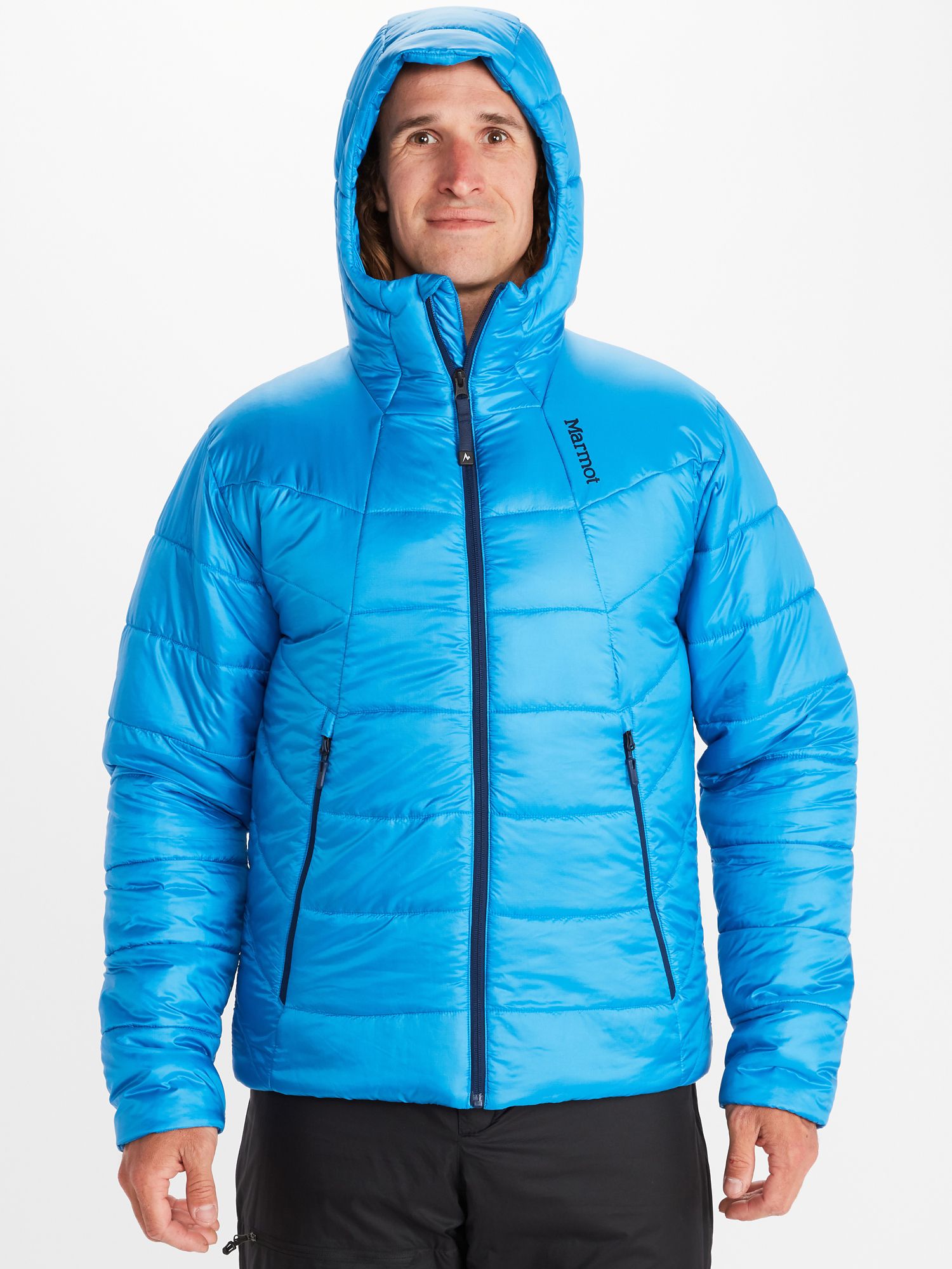 Mens marmot featherless hooded hot sale jacket