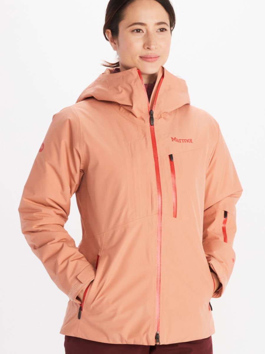 woman posing in outdoor clothing