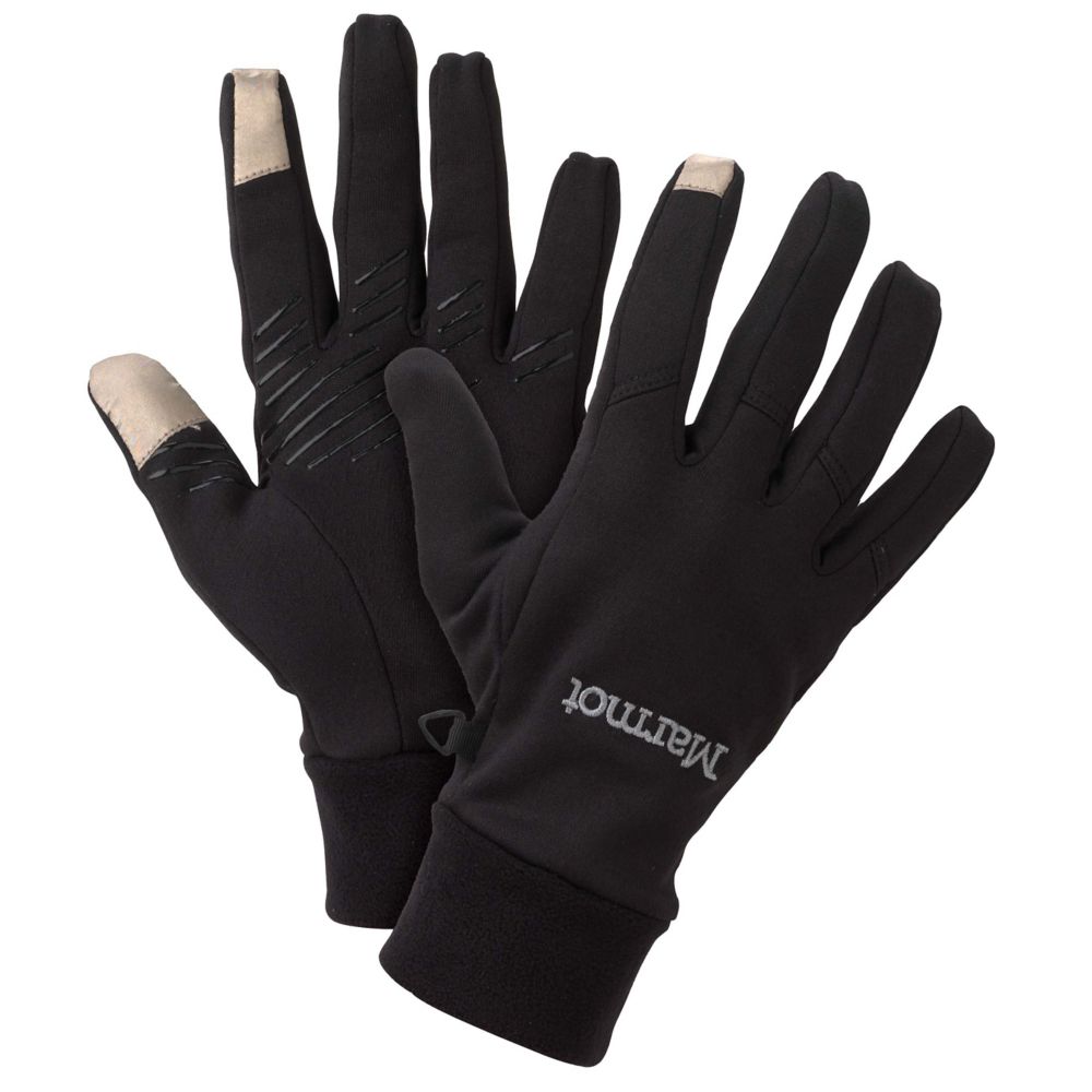 Marmot Mens Basic Work Glove #1677 Leather Black Size S Free Post