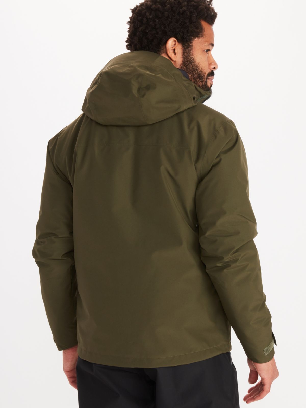 men minimalist jacket back view