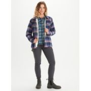 Women's Ridgefield Sherpa-Lined Long-Sleeve Flannel Shirt image number 2