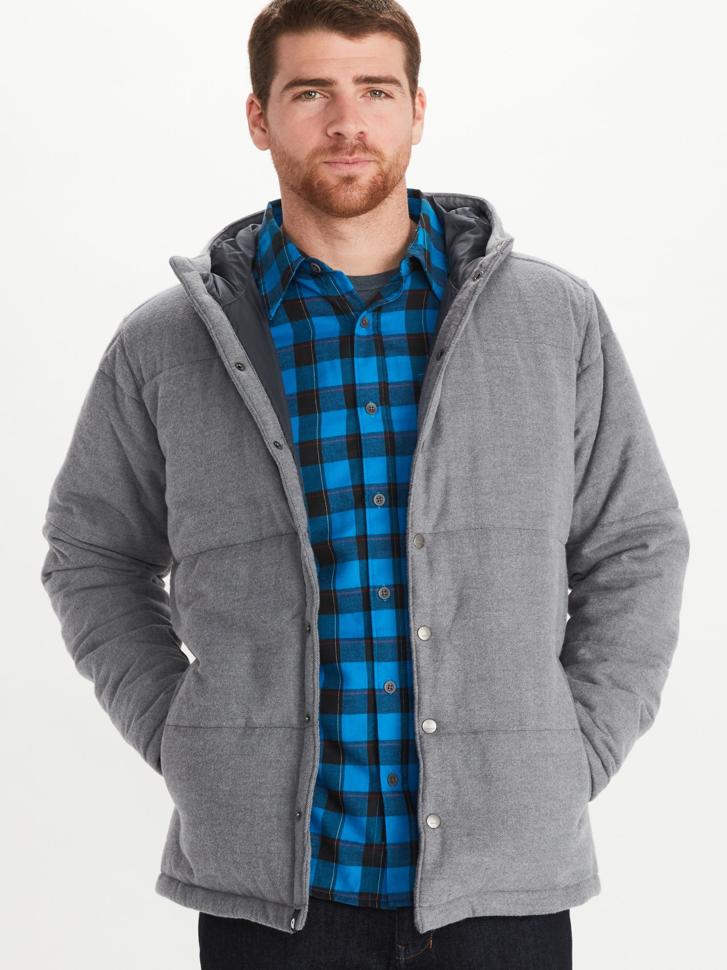 Men's Lanigan Insulated Long-Sleeve Flannel Hoody | Marmot