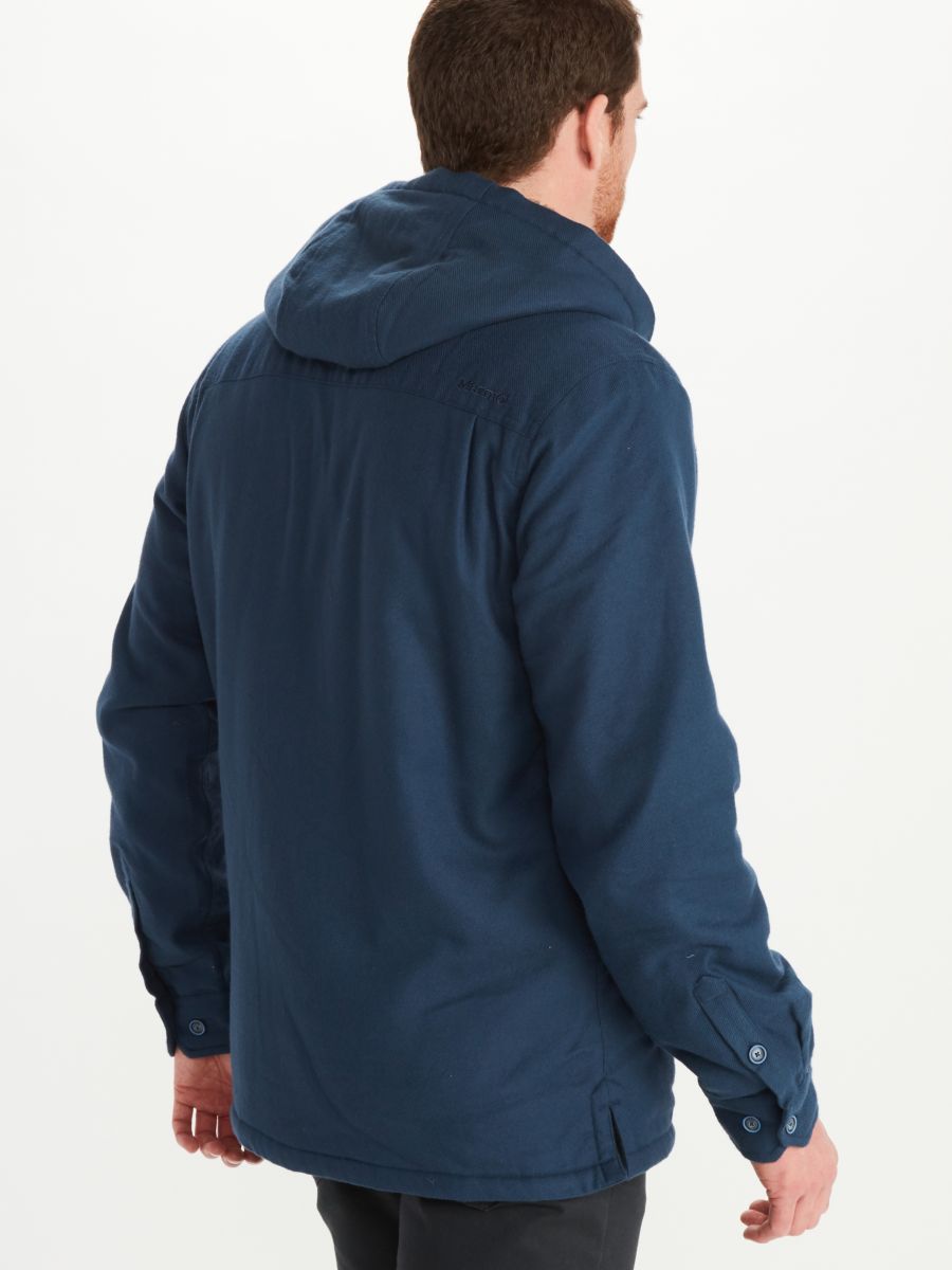 puffy jacket back view