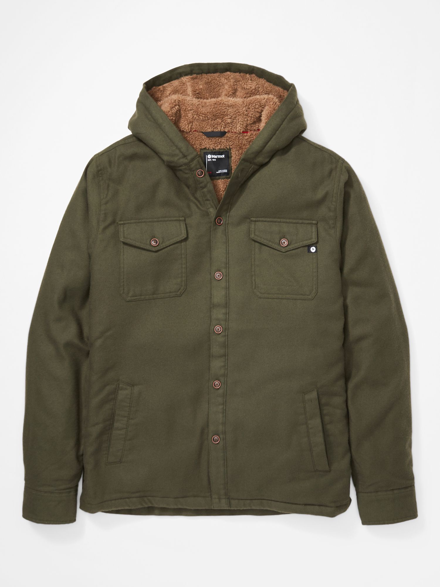 marmot ridgefield sherpa flannel