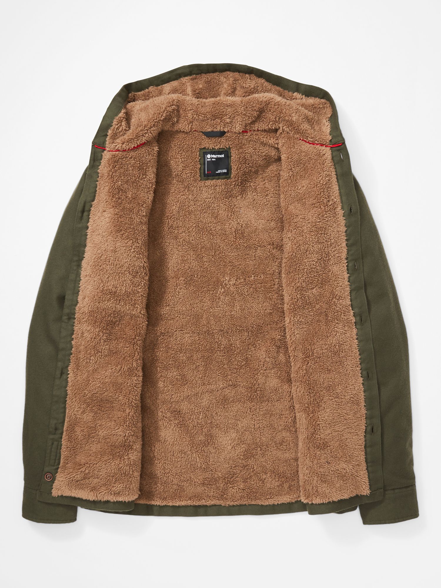 marmot ridgefield sherpa flannel