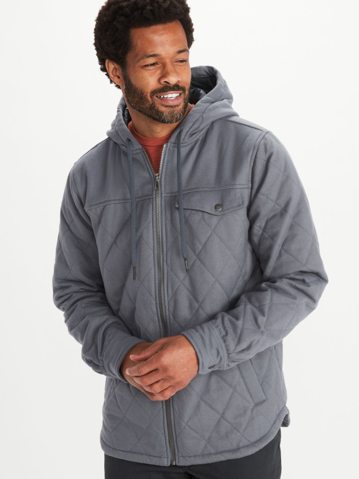 mens mount  rose insulated flannel hoody
