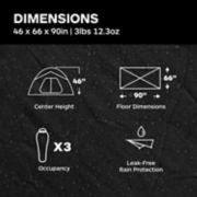 Tungsten Ultralight 3-Person Tent image number 9