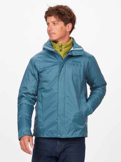  Marmot Chaqueta ecológica PreCip para hombre, transpirable,  reciclada, impermeable, azul marino ártico, talla S : Marmot: Ropa, Zapatos  y Joyería