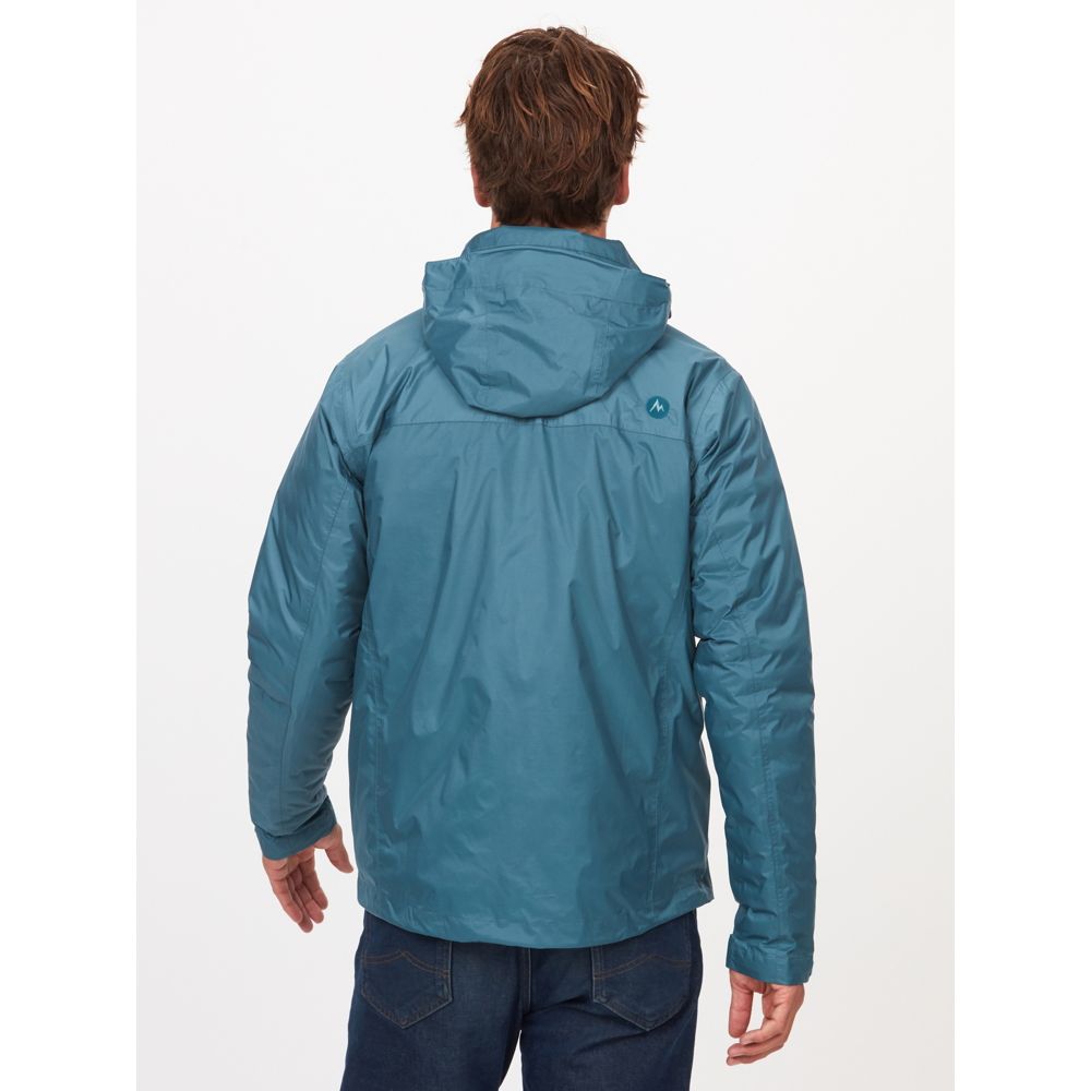  Marmot Chaqueta ecológica PreCip para hombre, transpirable,  reciclada, impermeable, azul marino ártico, talla S : Marmot: Ropa, Zapatos  y Joyería