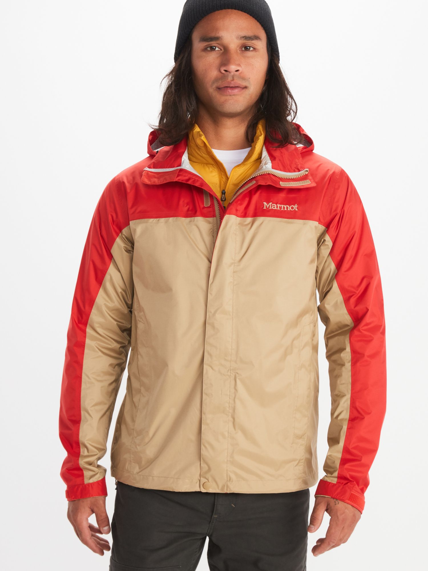 Raincoat Breathable Hardshell Rain Jacket L Marmot Mens PreCip Eco Jacket Windproof Black 2019 version Waterproof 