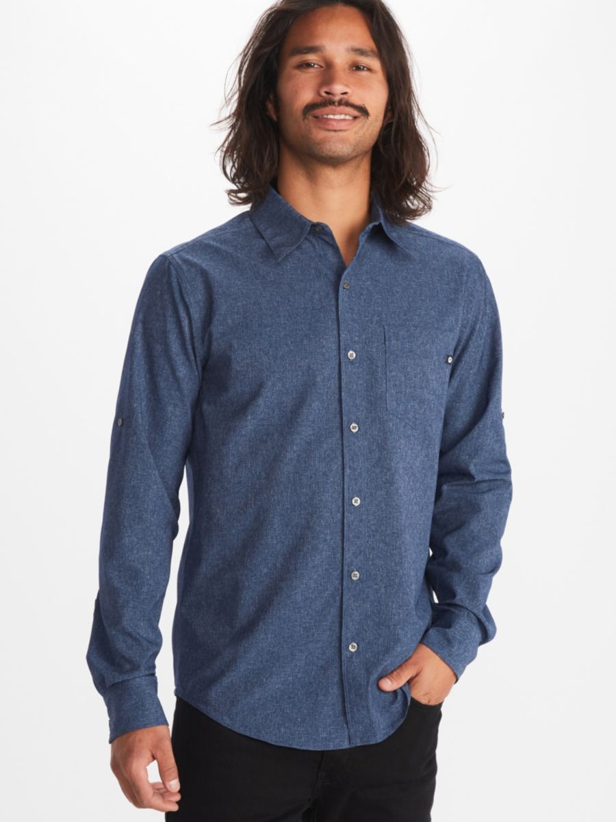 mens long sleeve button down shirt