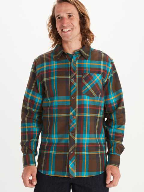 men anderson lightweight flannel long sleeve shirt