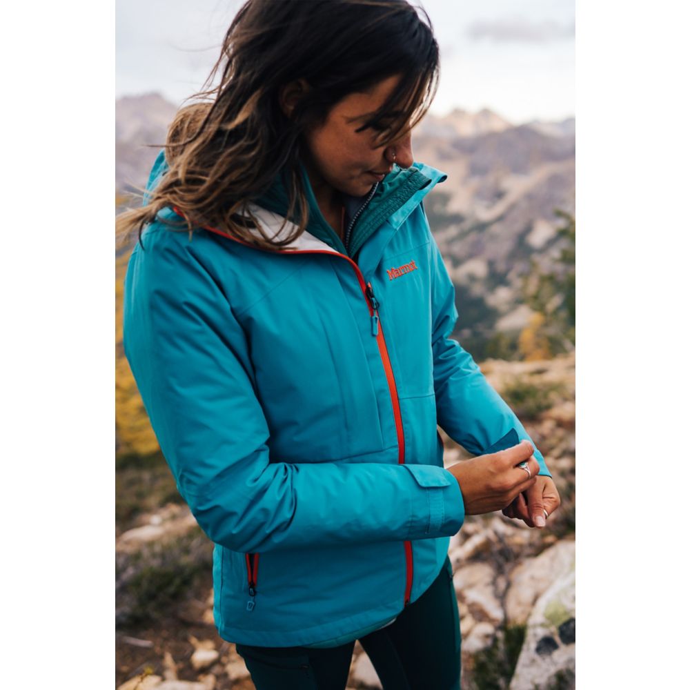 Tienda Pantalones Impermeables Marmot Online - EVODry Ropa Marmot Mujer  Negras