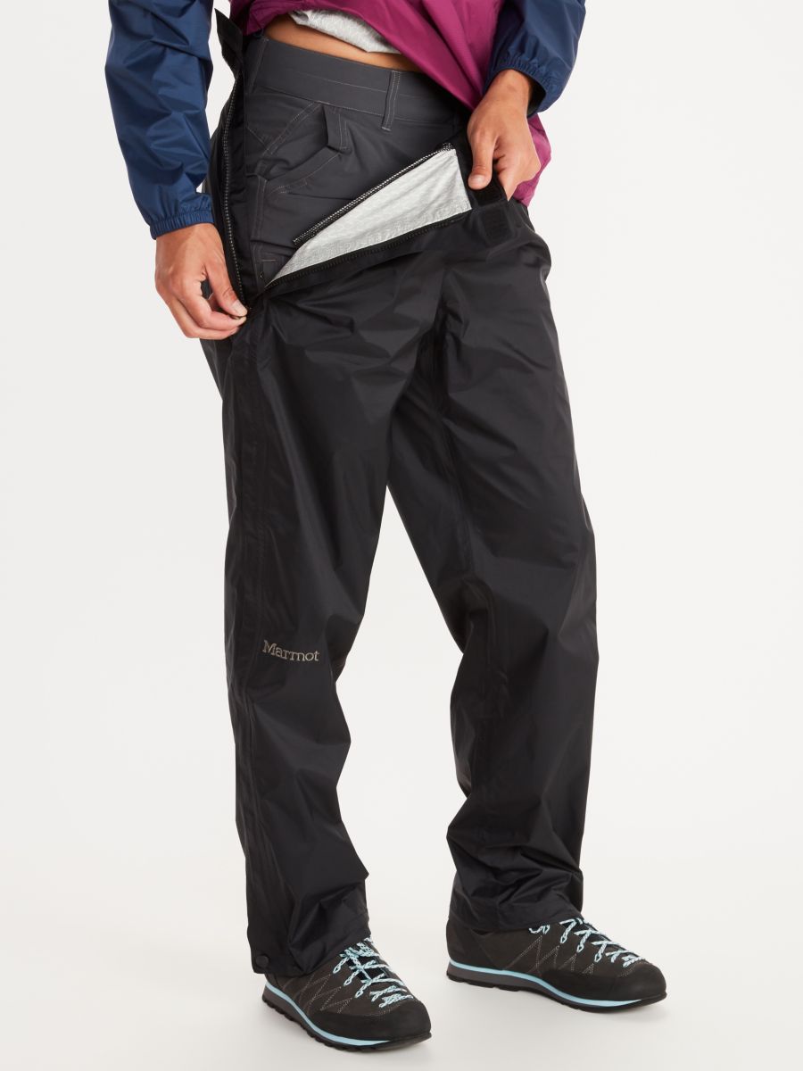 black pants with zipper on male model