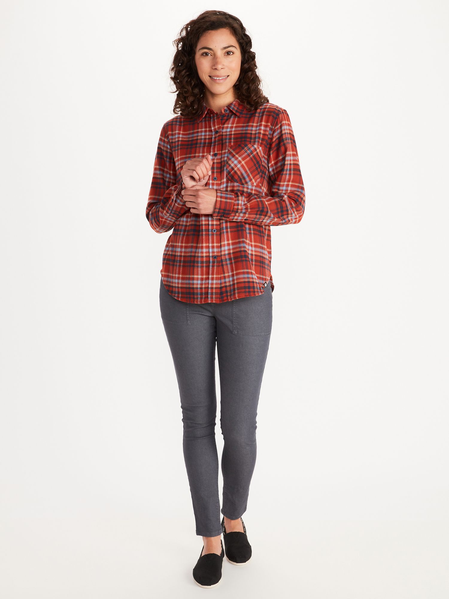 Women's Maggie Lightweight Flannel Long-Sleeve Shirt