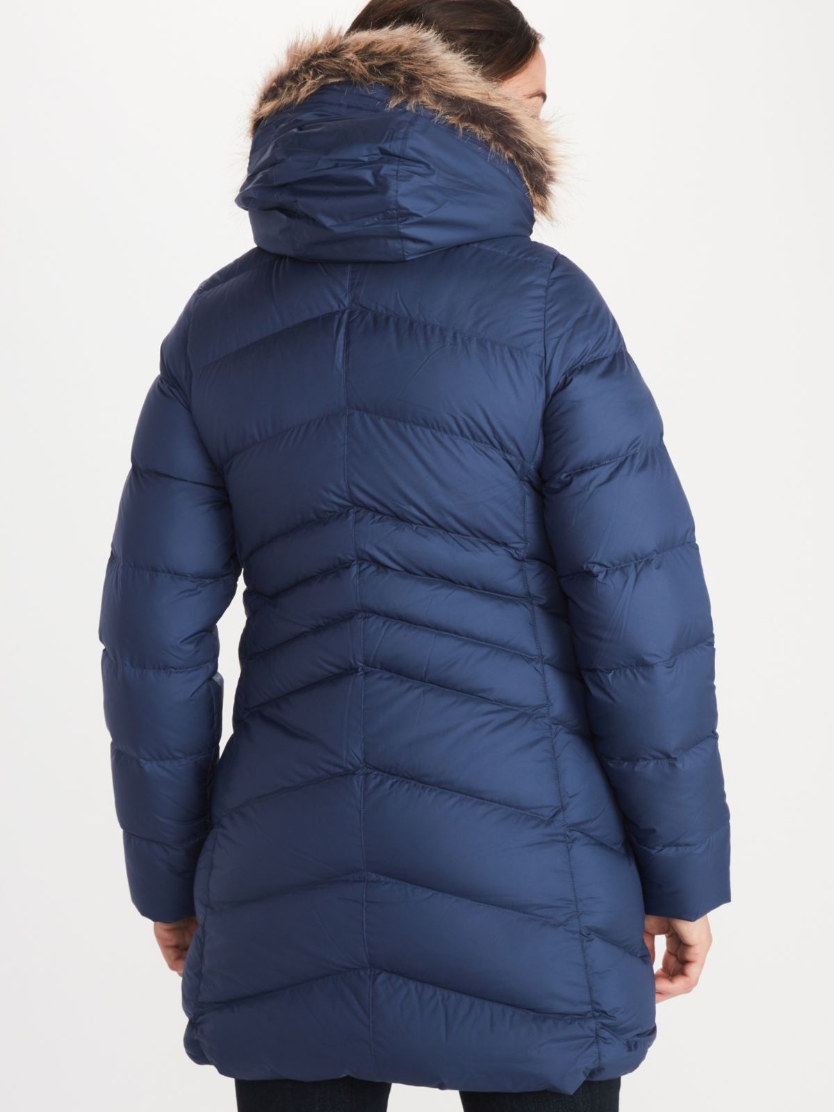 puffy jacket back view