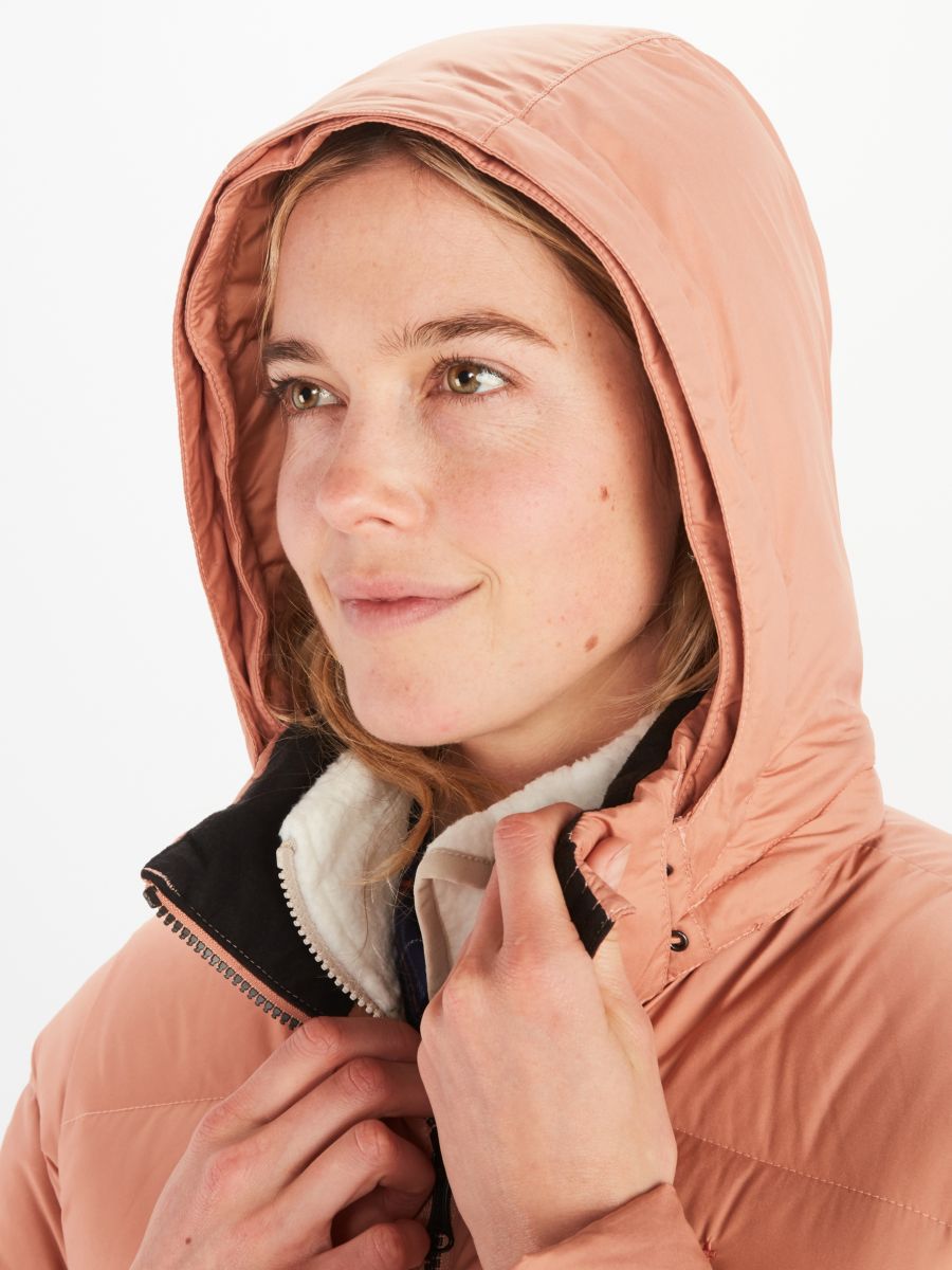 womens coat jacket worn by model