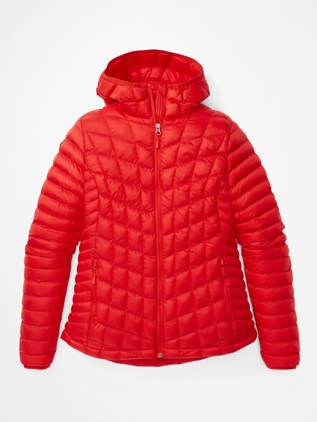 womens featherless hoody victory red