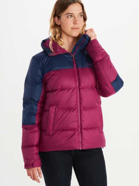 Marmot women's down on sale jacket with hood