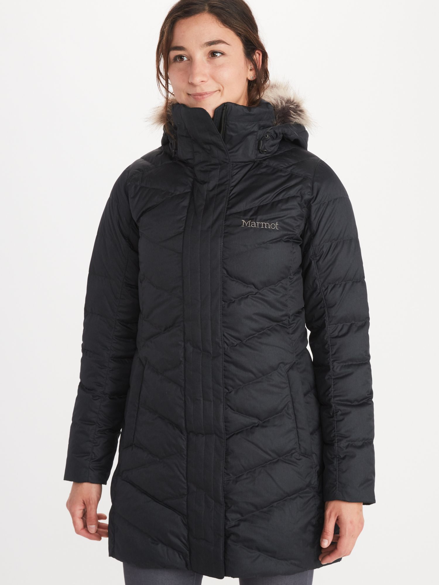 Marmot full shop length down jacket