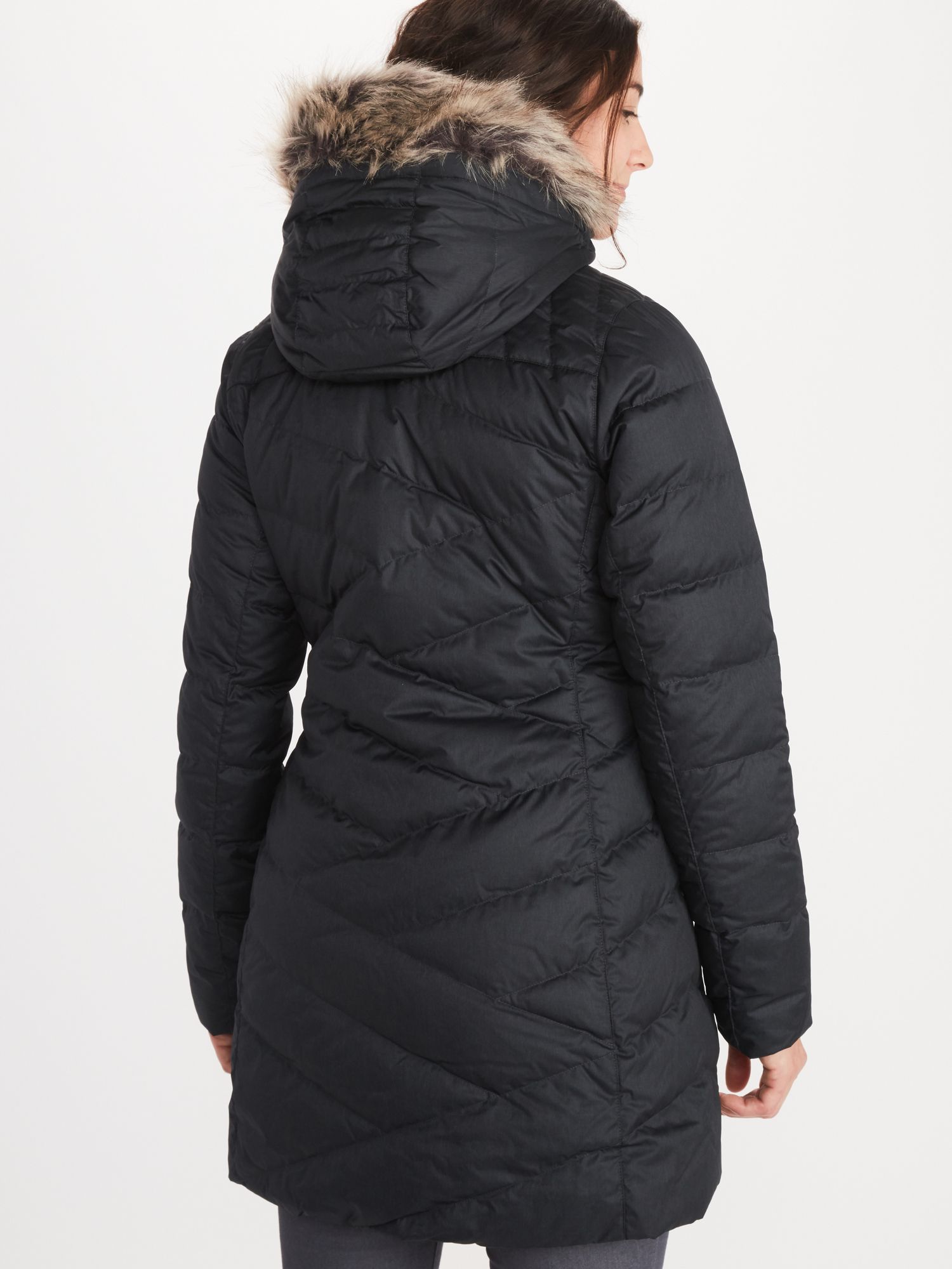 marmot jacket with fur hood