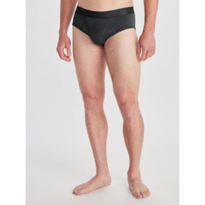 ESSA mens solid lining briefs (white and maroon)