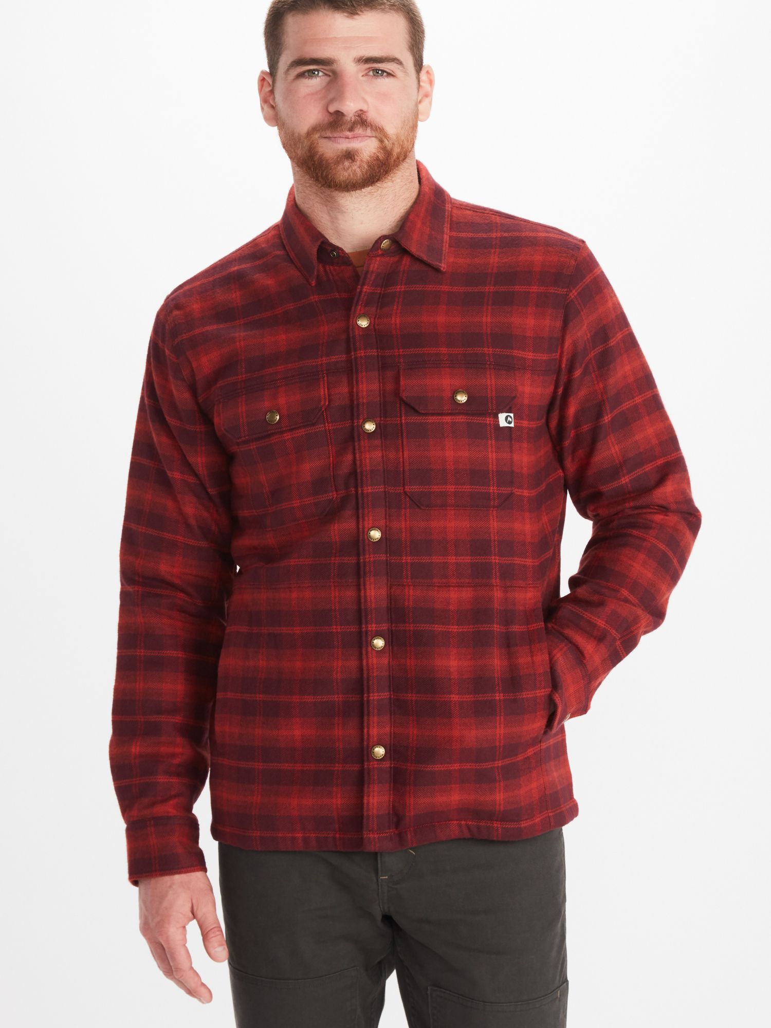 Men's Ridgefield Heavyweight Sherpa-Lined Flannel Jacket | Marmot