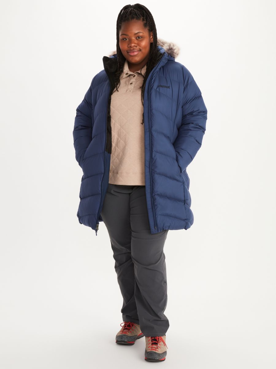 Marmot long hot sale down coat