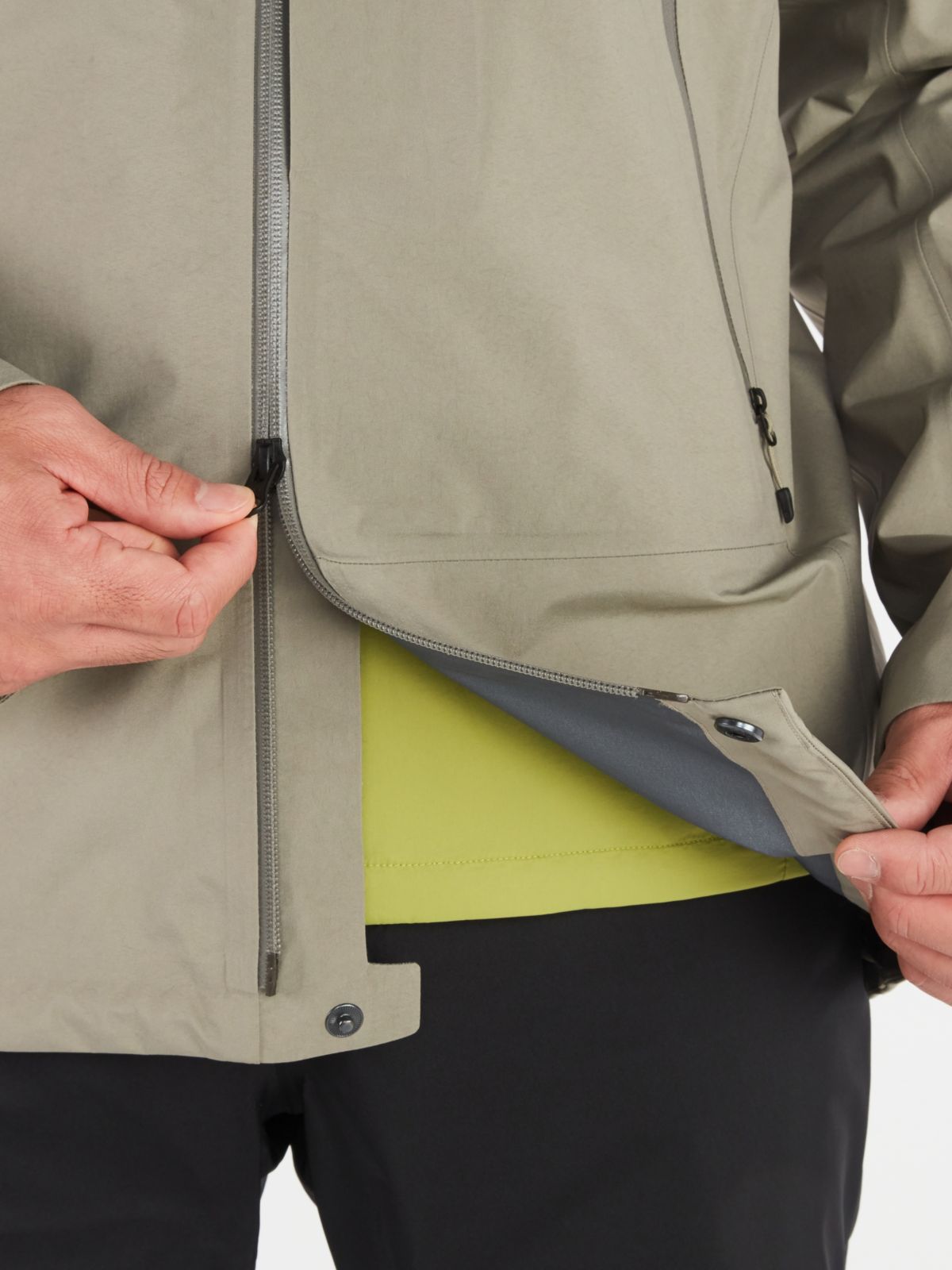 zoom in of outerwear
