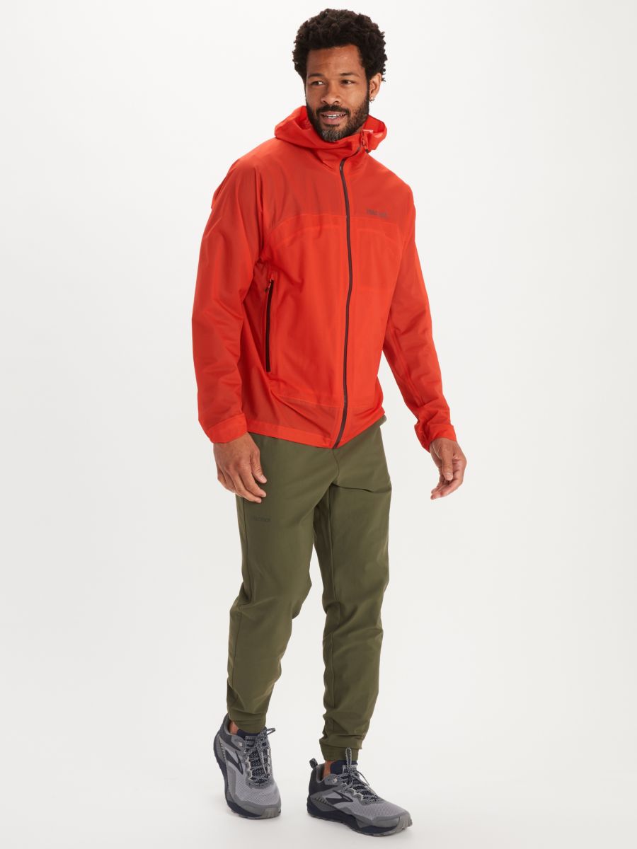 mens jacket worn by model
