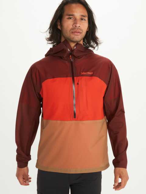 Men's Ripstop Anorak Jacket, Script