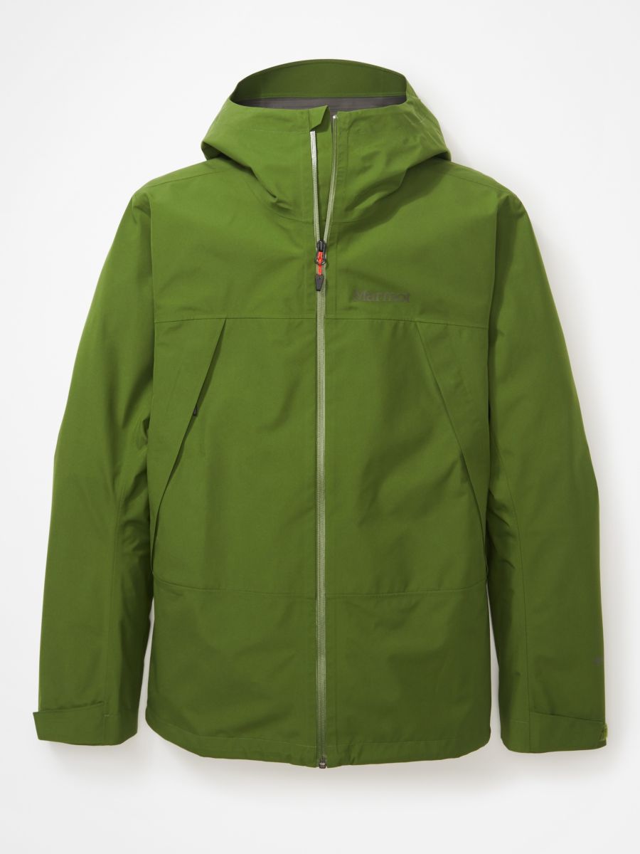 Marmot hooded jacket in green