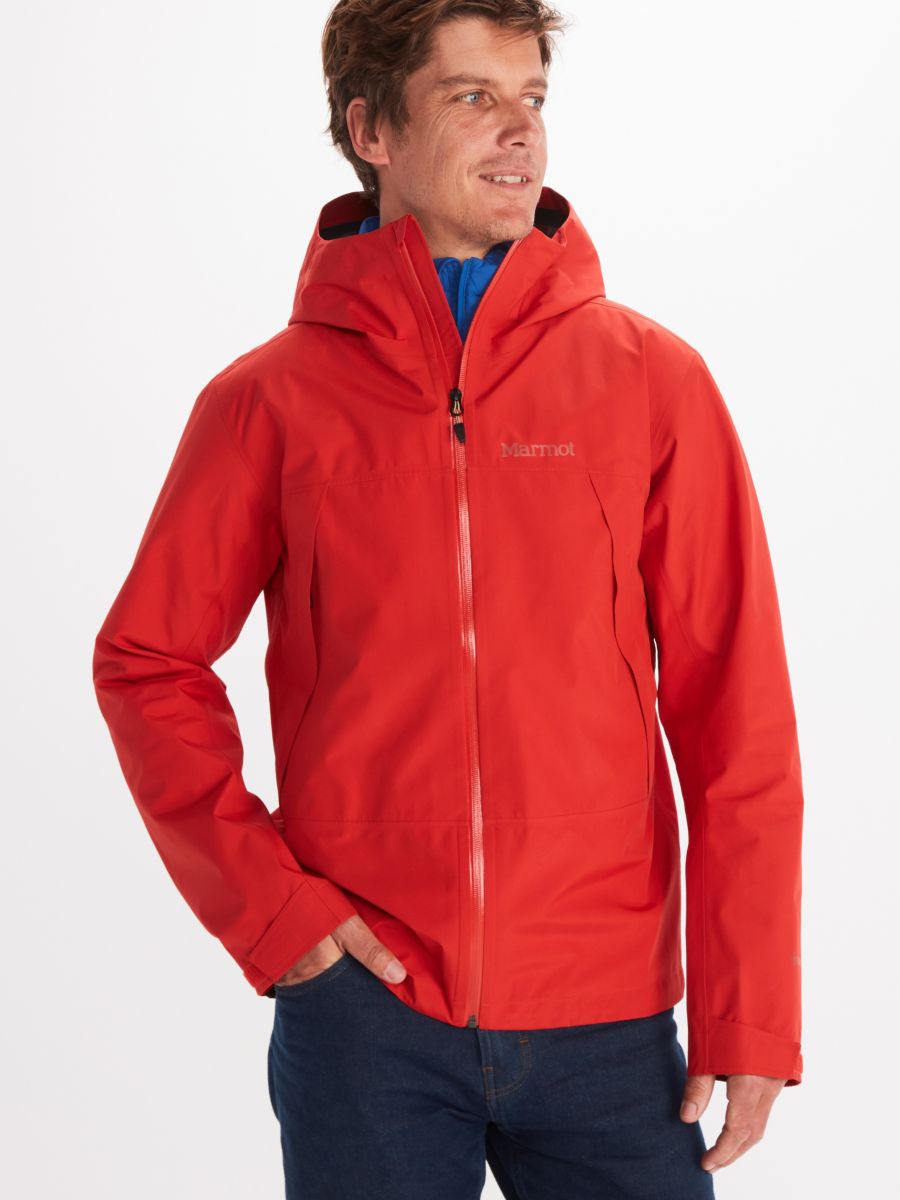 mens jacket worn by model