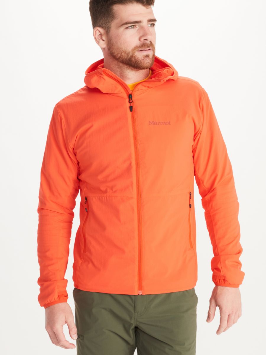 mens jacket worn by model