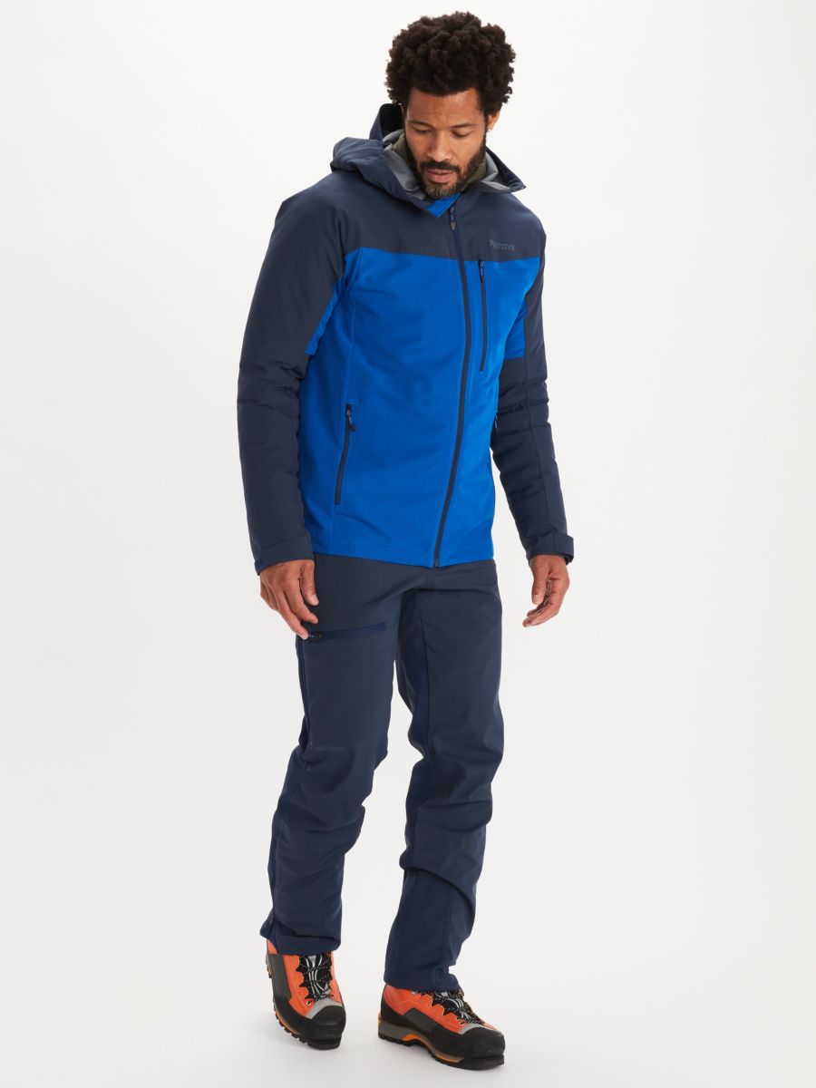 mens jacket worn by model