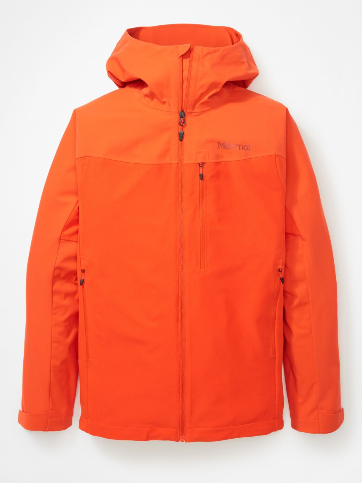 Marmot hooded jacket in orange