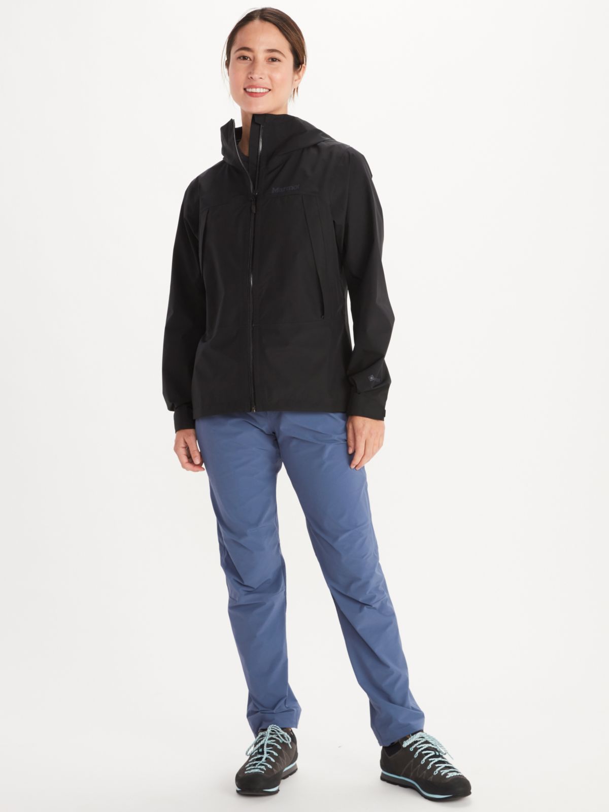 womens jacket being worn by model