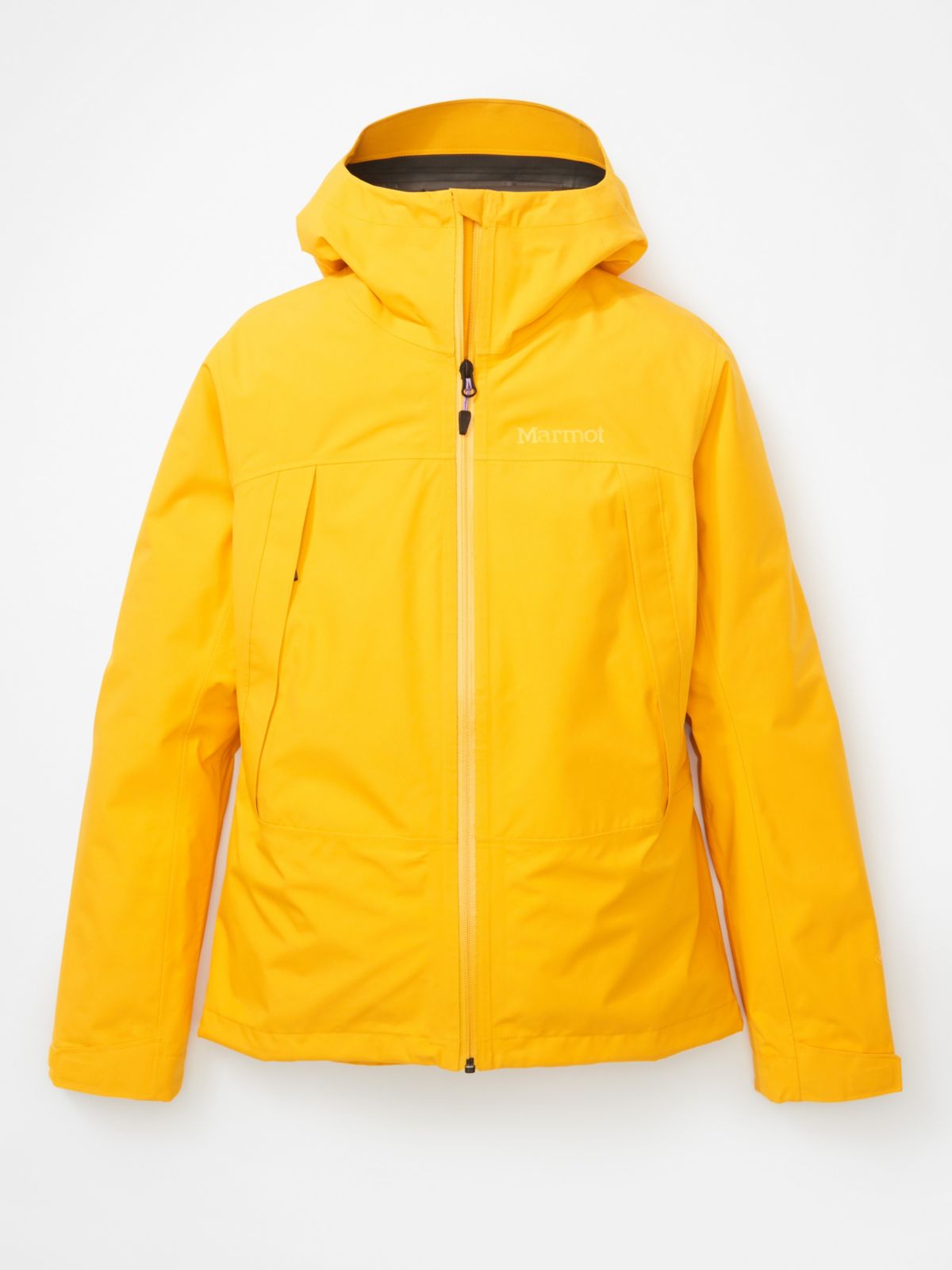 Marmot hooded jacket in yellow