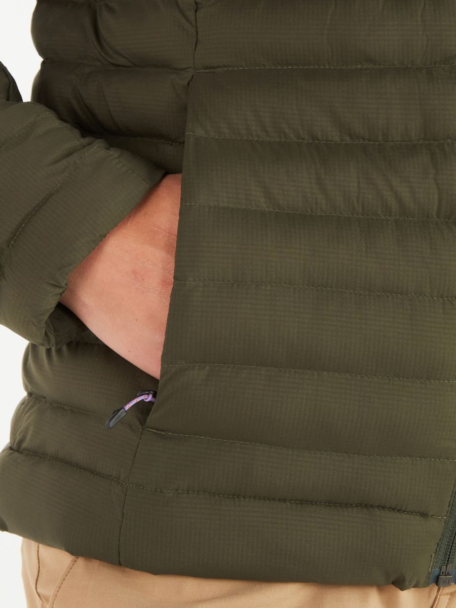 hand inside jacket pocket