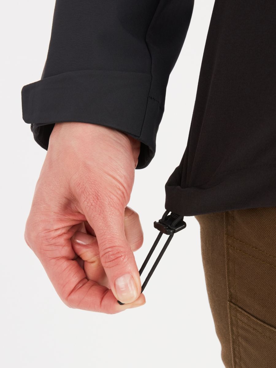 jacket cord adjustment closeup