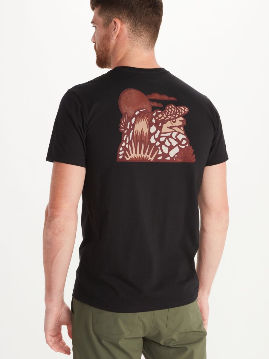men's t shirt on man