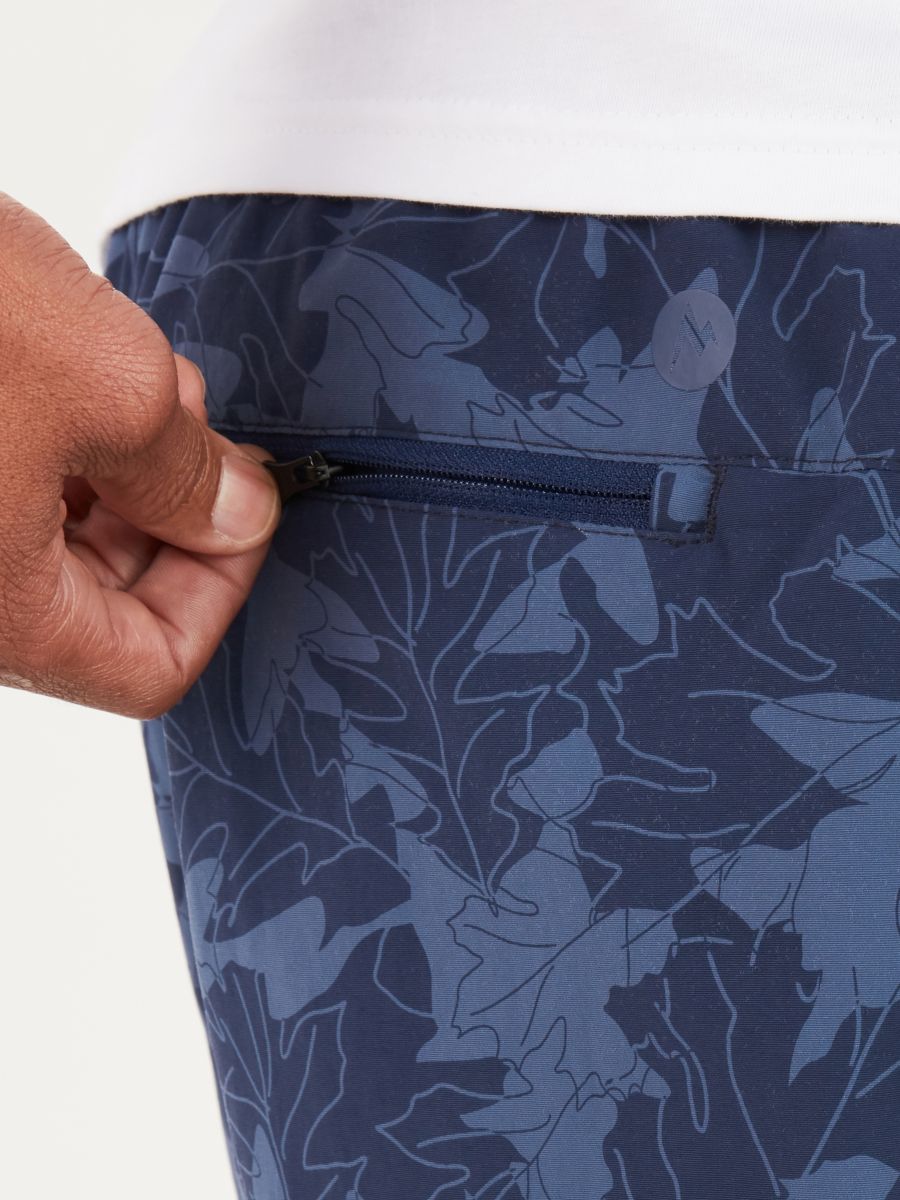 hand demonstrating zipper on back pocket